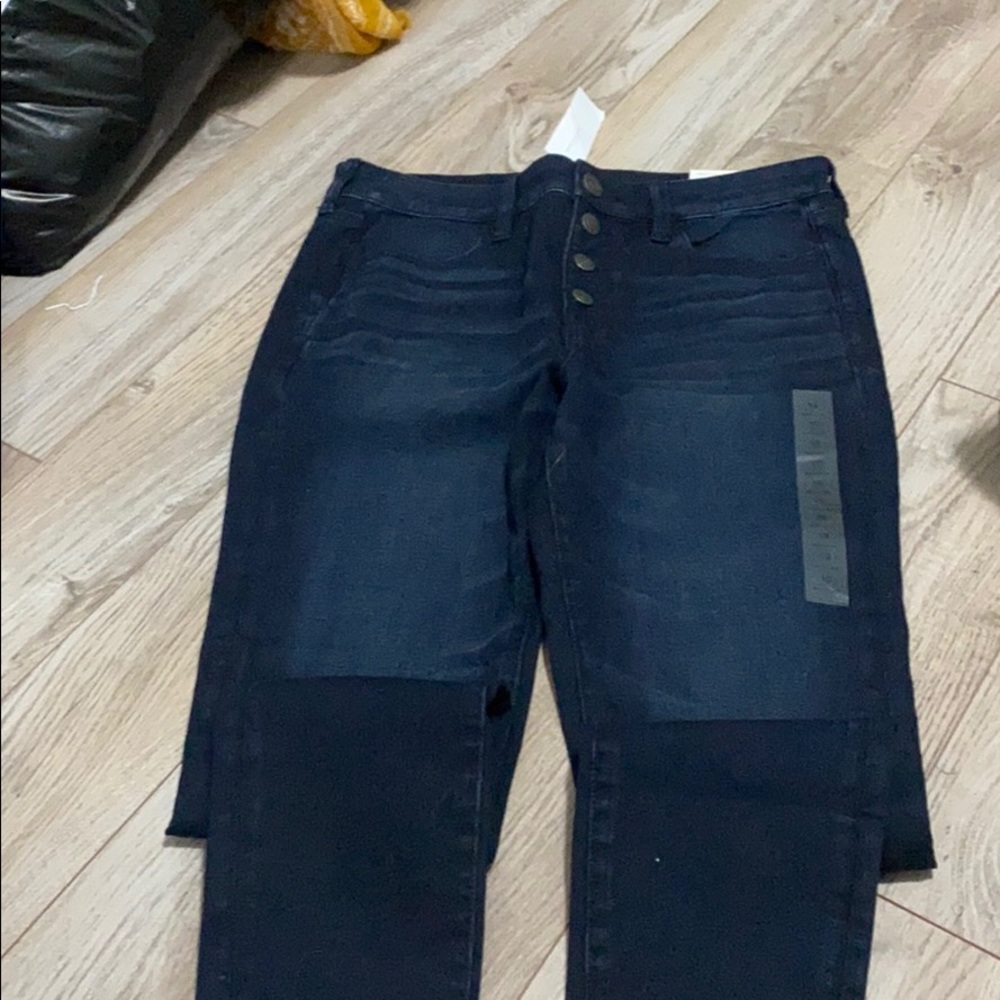 Button fly jeans
